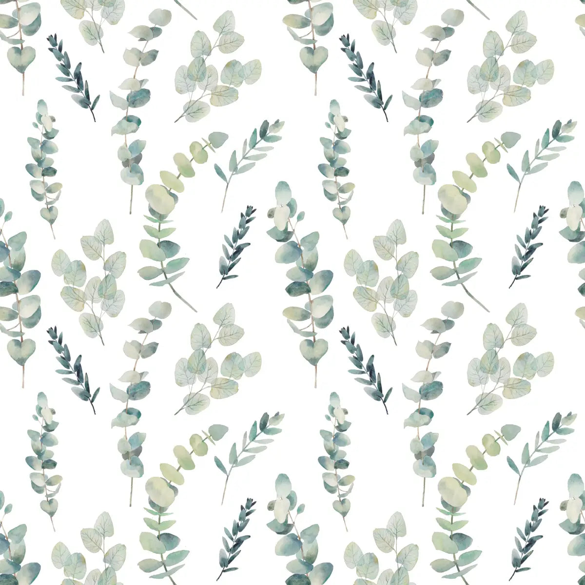 Lark Wallpaper - Eucalyptus and Herbs - Sample 1 foot by 1 foot - Loomwell Home Goods