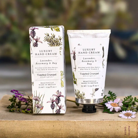 Luxury Hand Cream - Lavender Rosemary & Bay - Toasted Crumpet (We Pay All US Duties & Tariffs)