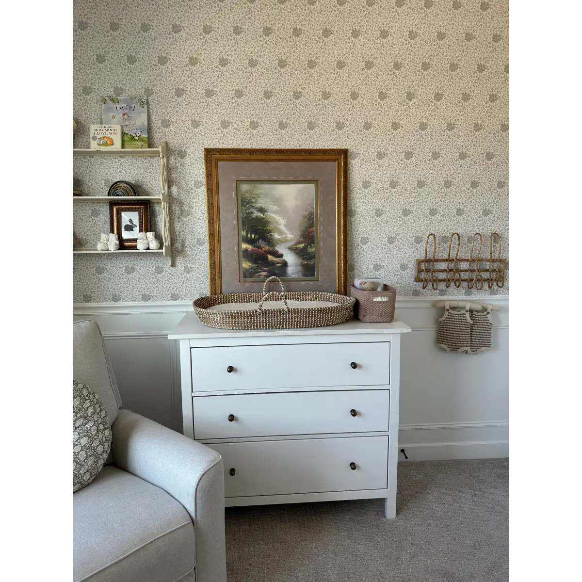 Layla Wallpaper - Blooms and Leaves - by Ali Anni - Loomwell Home Goods