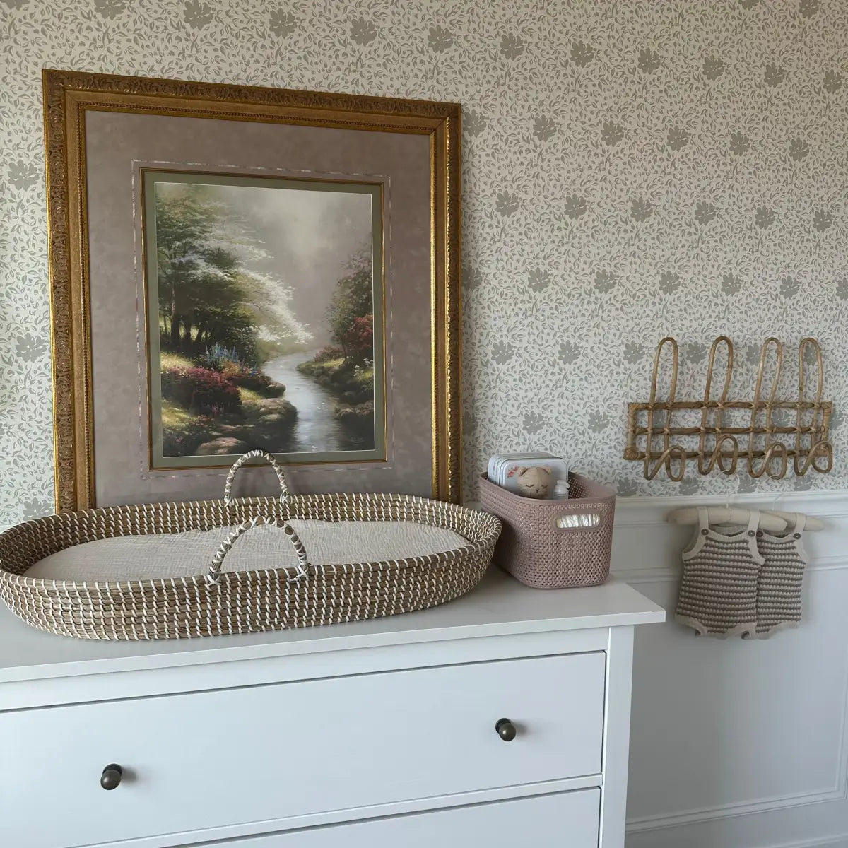 Layla Wallpaper - Blooms and Leaves - by Ali Anni - Loomwell Home Goods