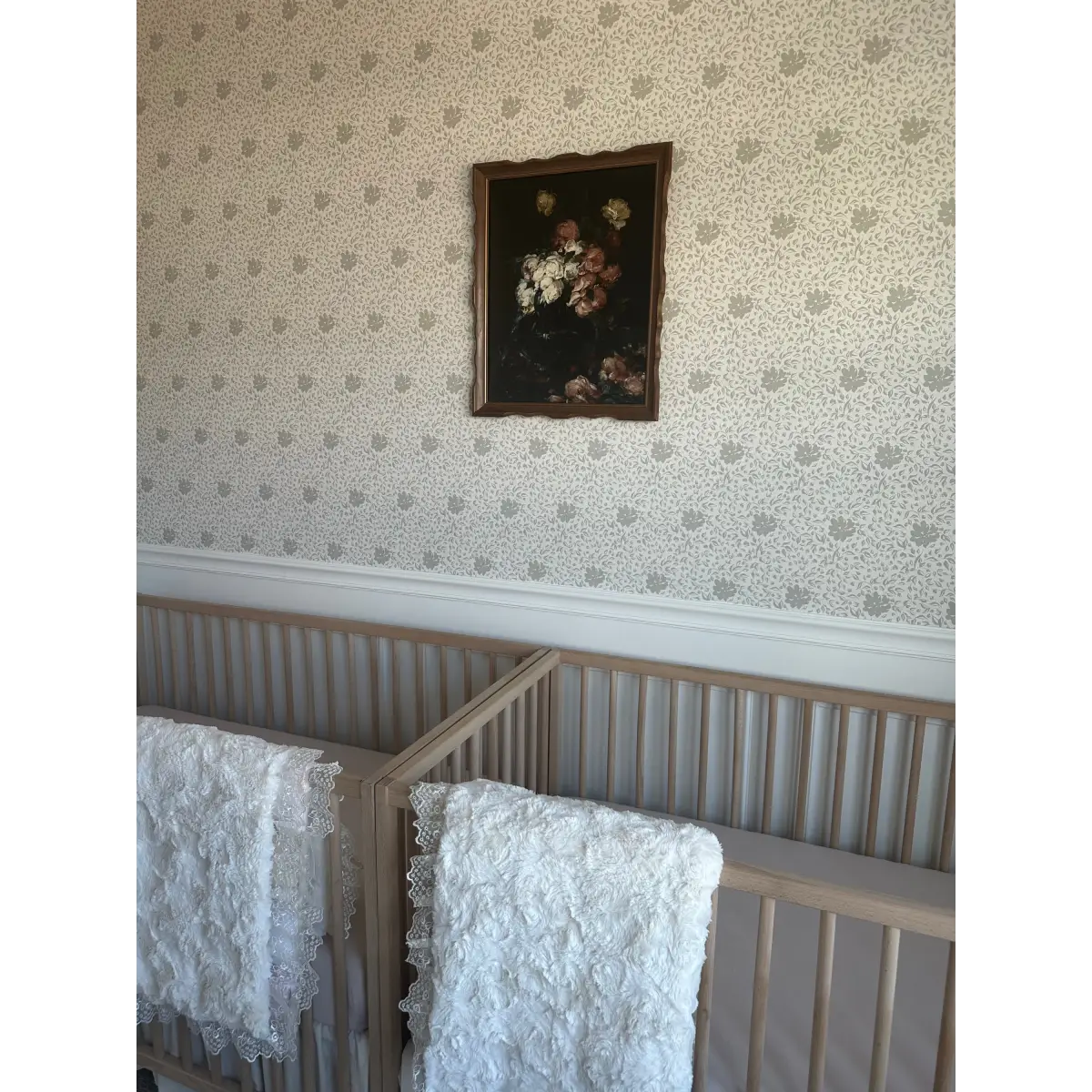 Layla Wallpaper - Blooms and Leaves - by Ali Anni - Loomwell Home Goods