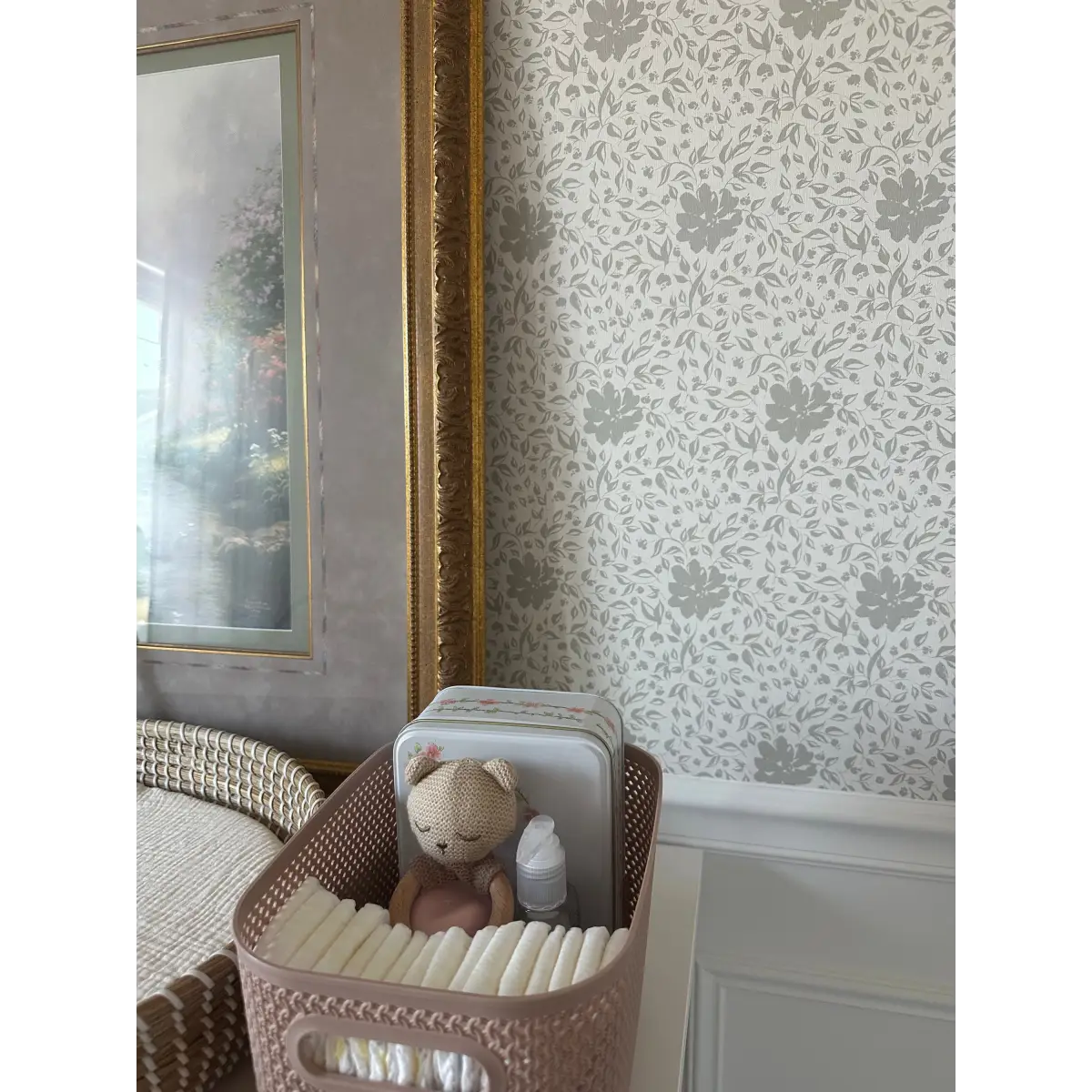 Layla Wallpaper - Blooms and Leaves - by Ali Anni - Loomwell Home Goods