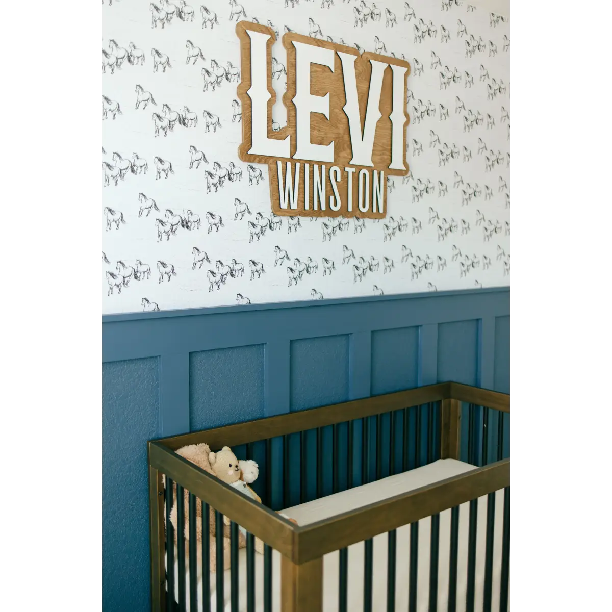 Leander Wallpaper - Horses Galloping for Kids - by Rose Lindo - Loomwell Home Goods