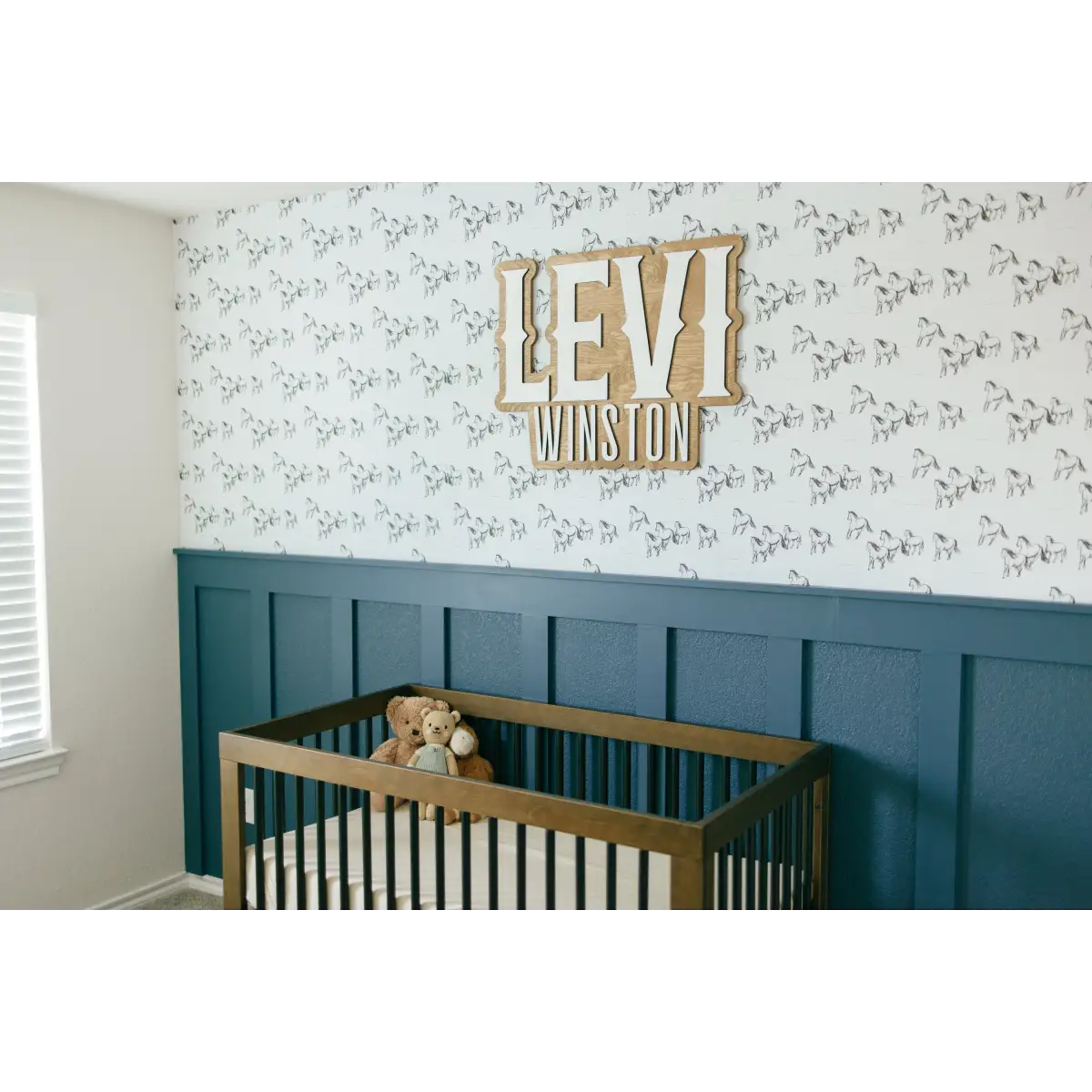 Leander Wallpaper - Horses Galloping for Kids - by Rose Lindo - Loomwell Home Goods