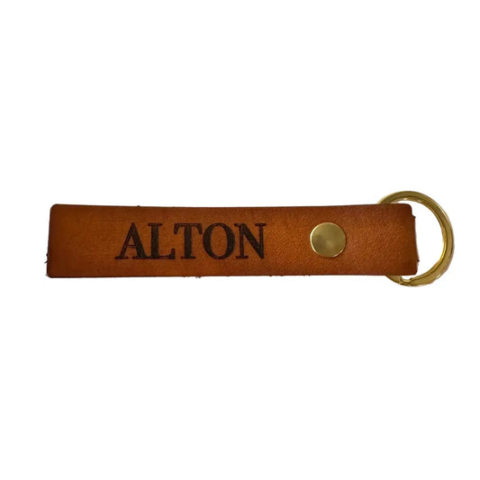 Leather Keychain - Alton - Florida Leather