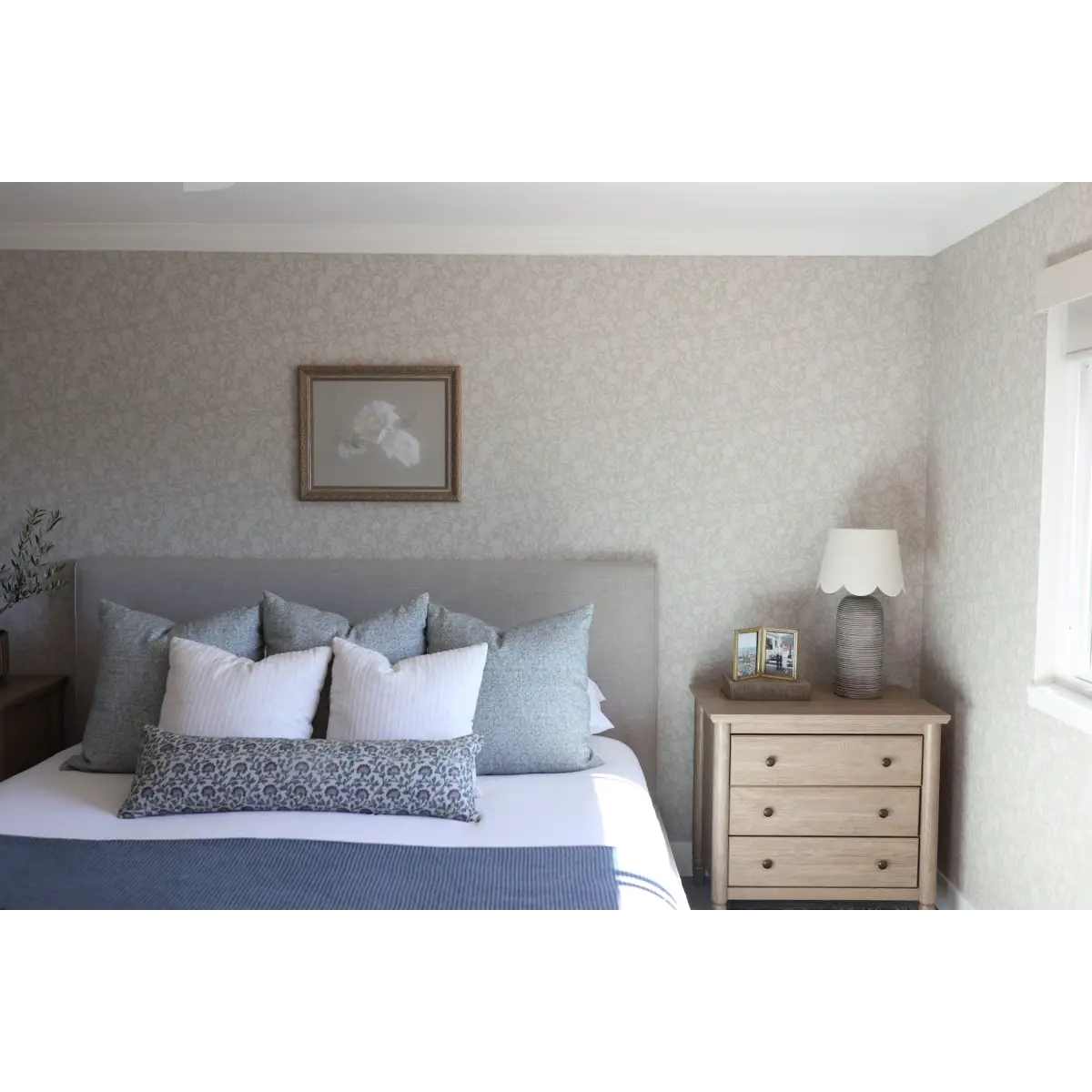 Leighton Wallpaper - Subtle Floral - by The Fibery - Loomwell Home Goods
