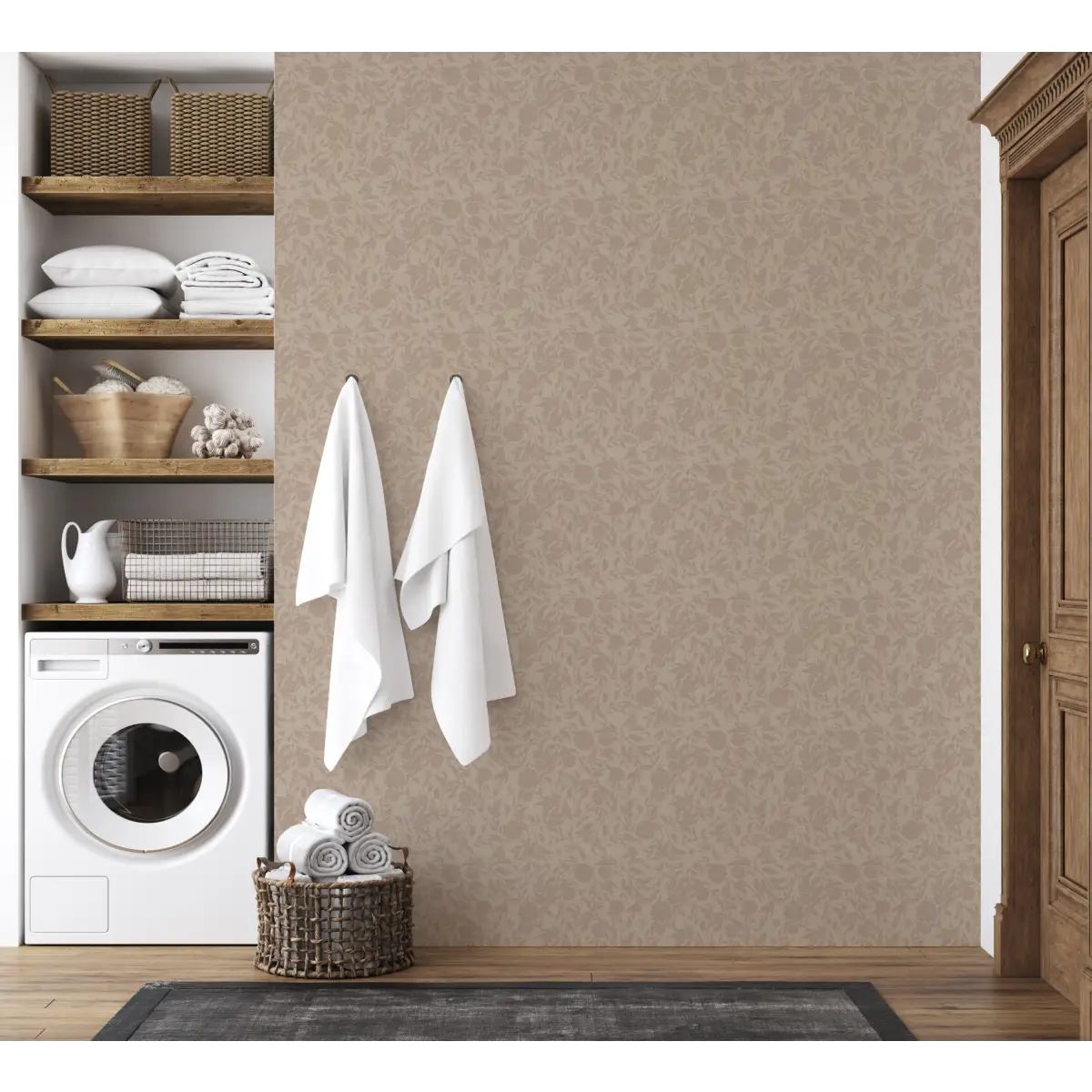 Leighton Wallpaper - Subtle Floral - by The Fibery - Loomwell Home Goods