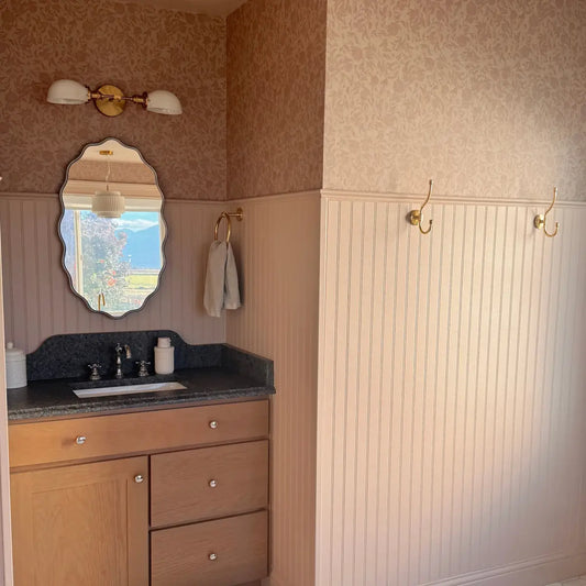 Leighton Wallpaper - Subtle Floral - by The Fibery - Loomwell Home Goods