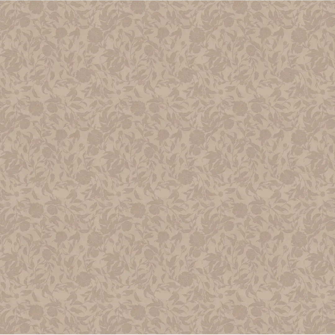 Leighton Wallpaper - Subtle Floral - by The Fibery - Sample 1 foot by 1 foot / Blush - Loomwell Home Goods