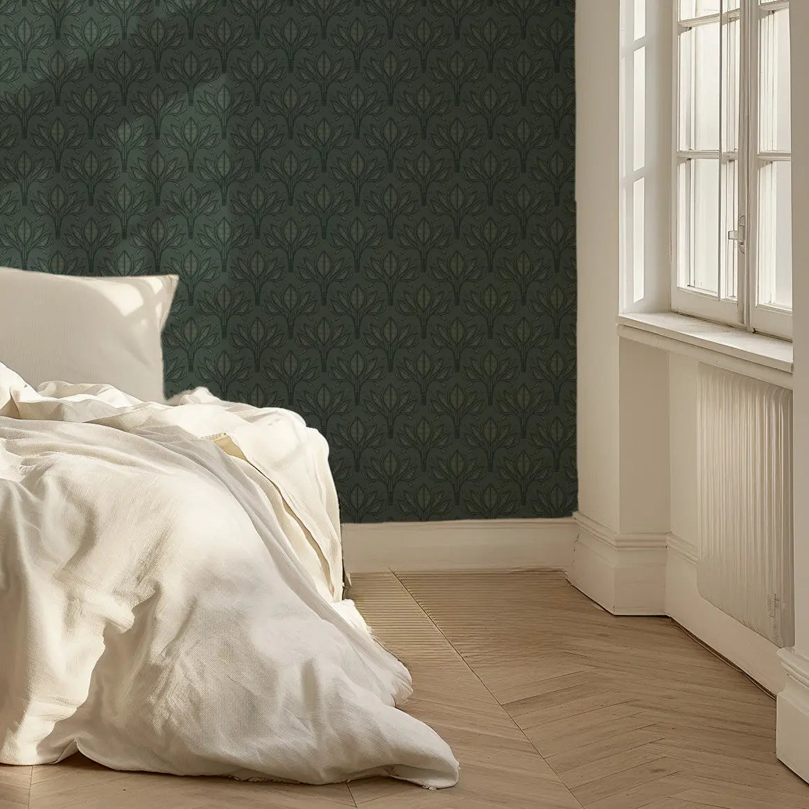 Leilani Wallpaper - Lotus Fans - by Erin Silliman Designs - Loomwell Home Goods
