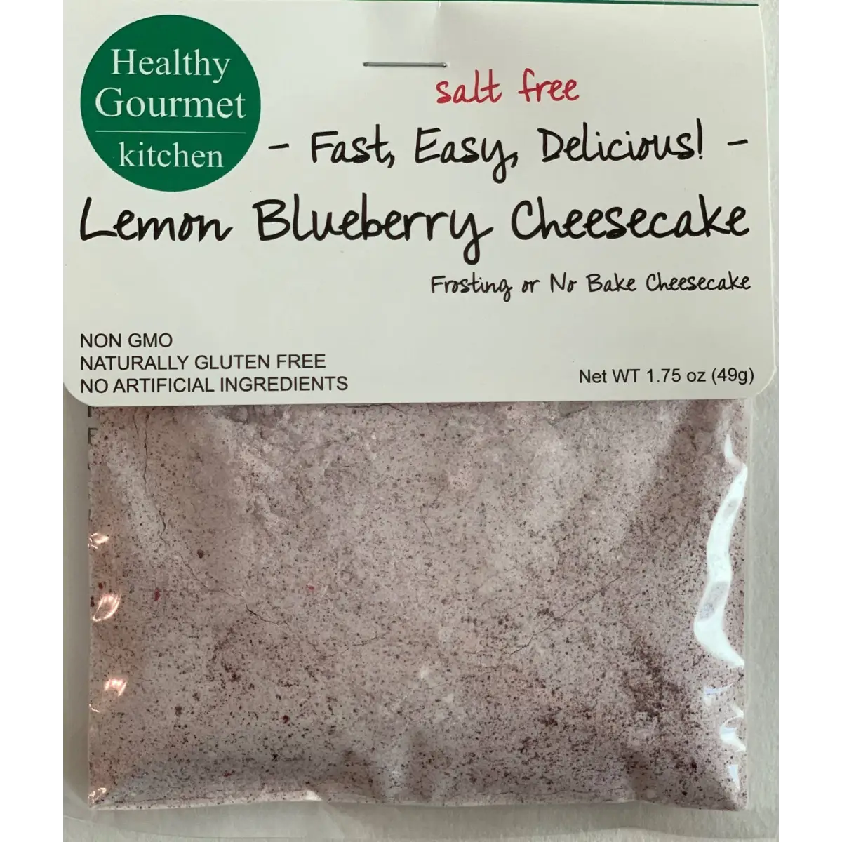 No-Bake Cheesecake Mix - Lemon Blueberry - Healthy Gourmet Kitchen