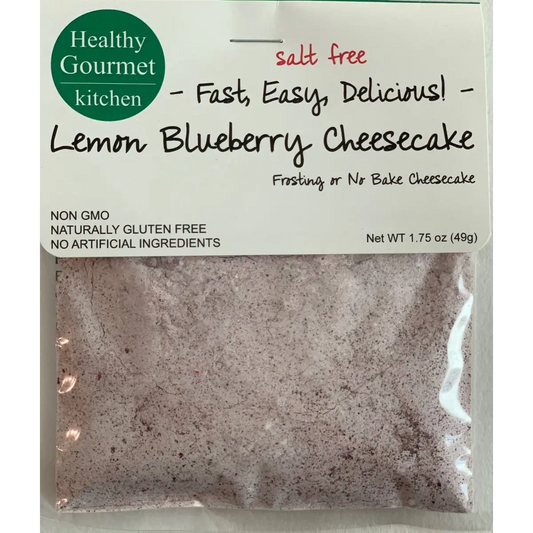 No-Bake Cheesecake Mix - Lemon Blueberry - Healthy Gourmet Kitchen