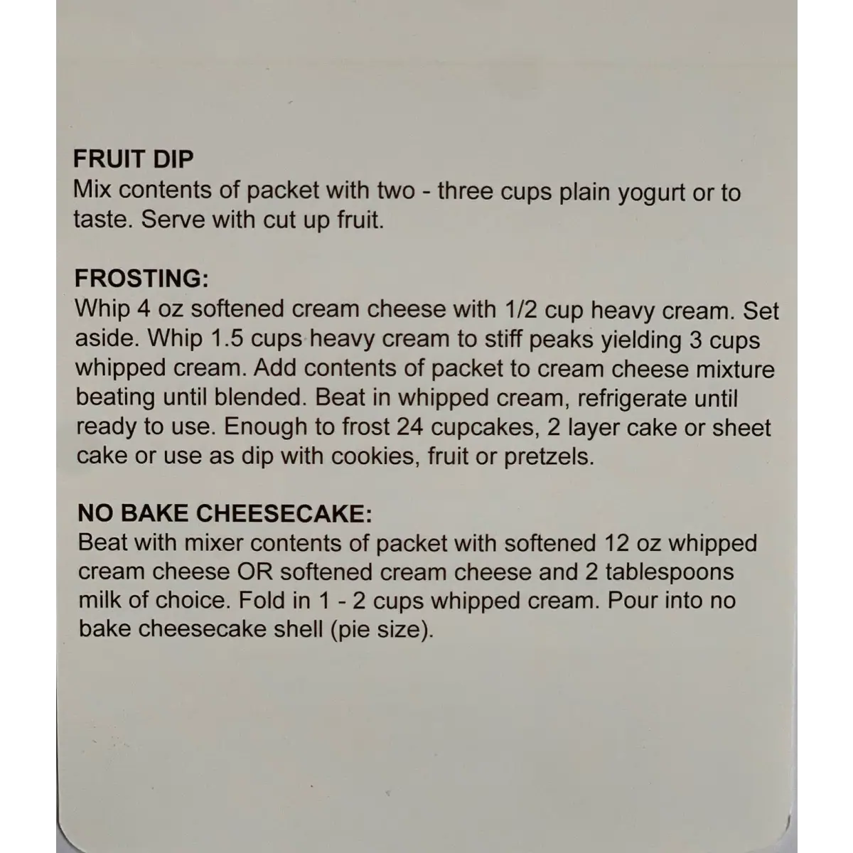 No-Bake Cheesecake Mix - Lemon Blueberry - Healthy Gourmet Kitchen