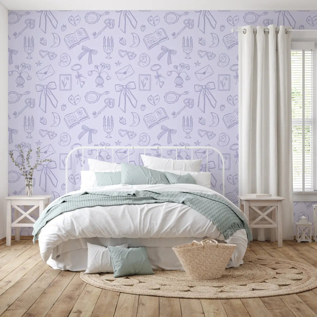 Lexi Wallpaper - Girly Things - Loomwell Home Goods