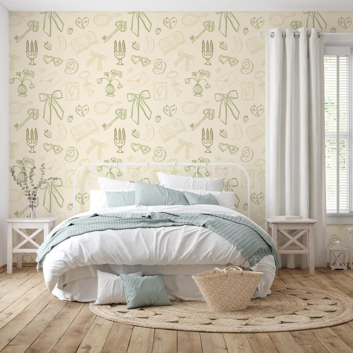 Lexi Wallpaper - Girly Things - Loomwell Home Goods