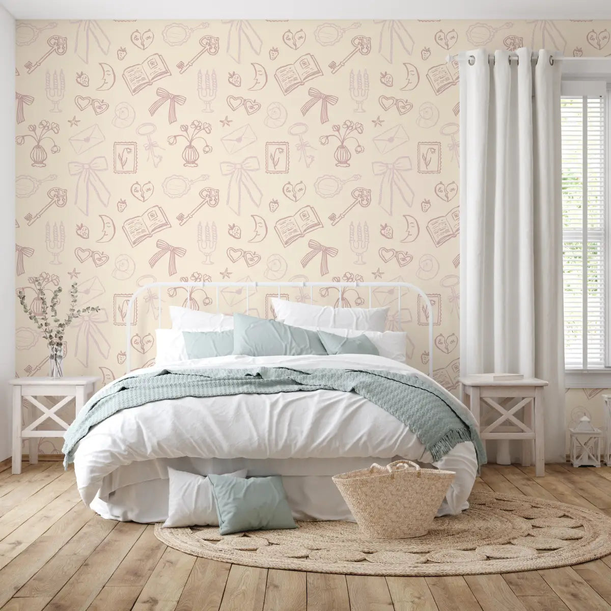 Lexi Wallpaper - Girly Things - Loomwell Home Goods