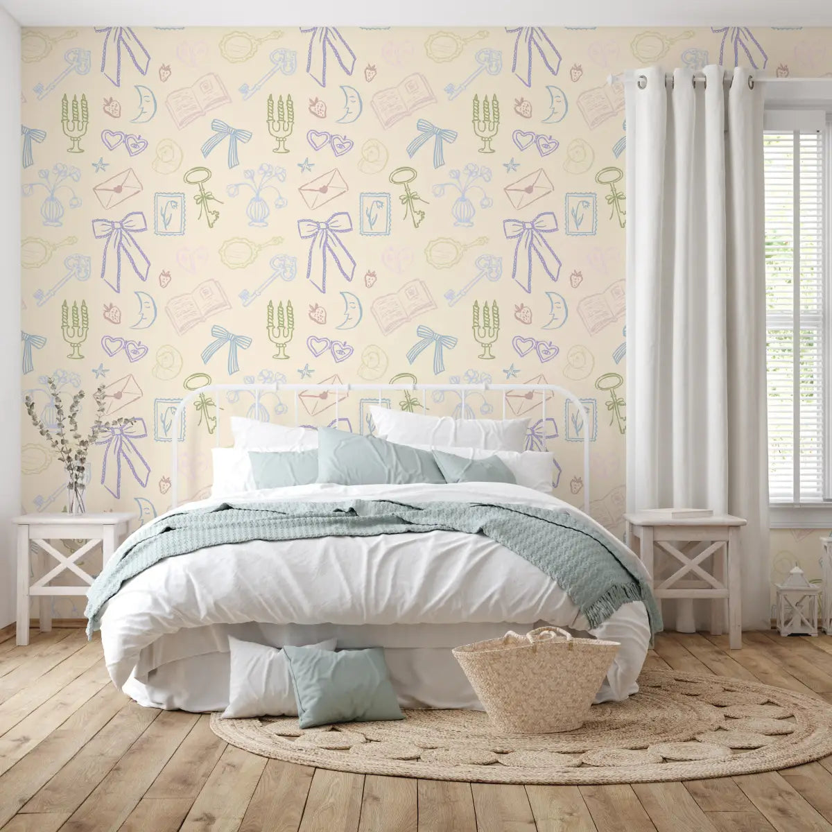 Lexi Wallpaper - Girly Things - Loomwell Home Goods