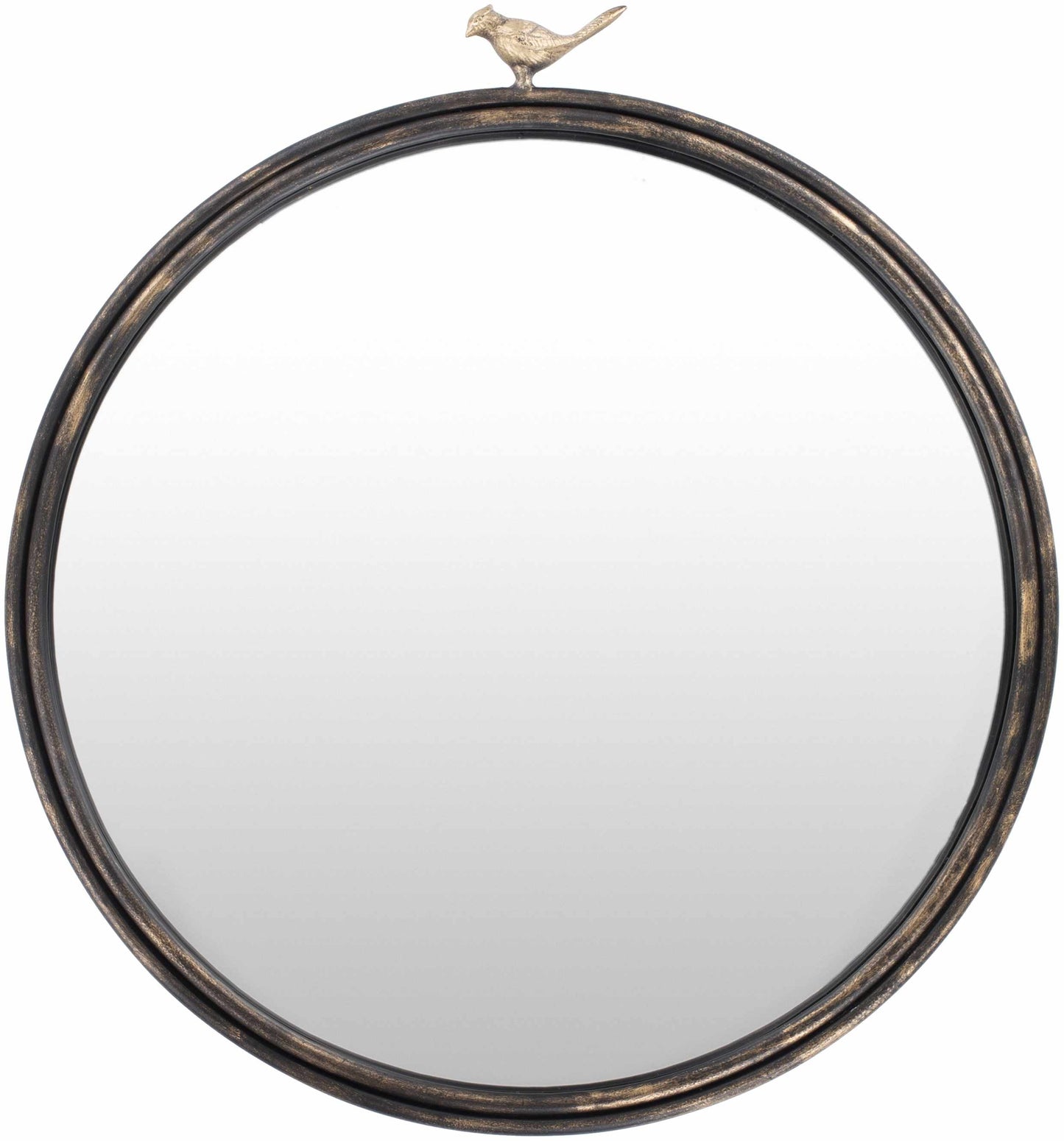 Loughlinstown Gold Frame Round Mirror