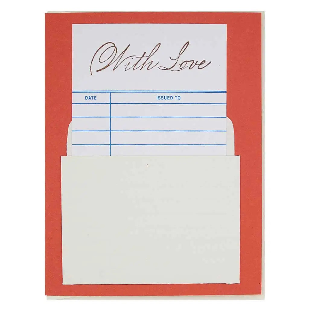 Library With Love Greeting Card - The Regional Assembly of Text