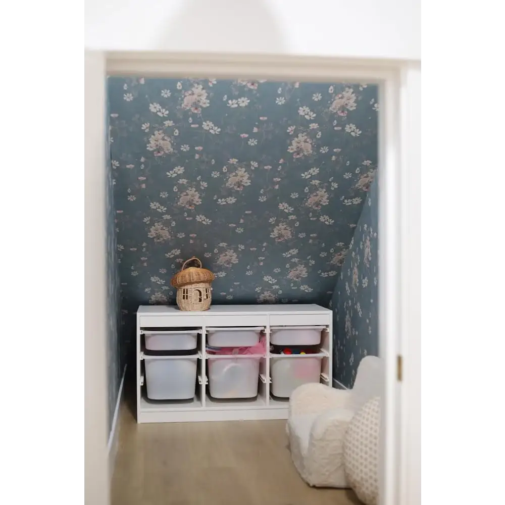 Liesl Wallpaper - Flower Stems - by Emily Cooper Art - Loomwell Home Goods
