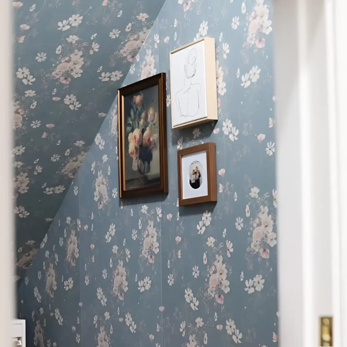 Liesl Wallpaper - Flower Stems - by Emily Cooper Art - Loomwell Home Goods