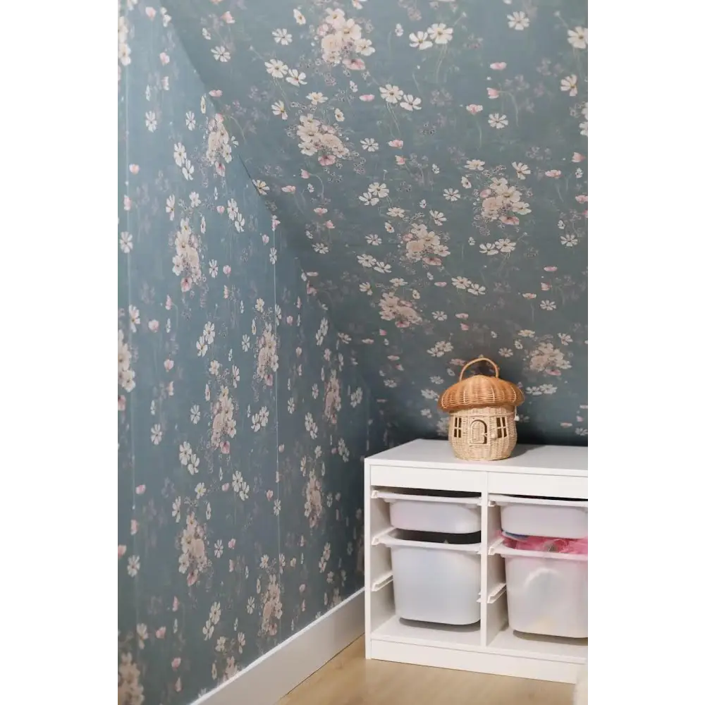 Liesl Wallpaper - Flower Stems - by Emily Cooper Art - Loomwell Home Goods