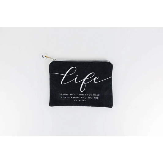 Life Canvas Clutch - Adams & Co.