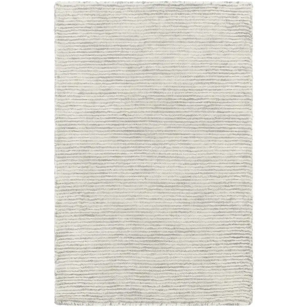 Light Aqua Hand Tufted Wool Blend Rug - 2’ x 3’ Rectangle - Boutique Rugs