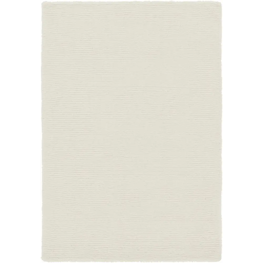 Light Beige Wool Area Rug - 2’ x 3’ Rectangle - Boutique Rugs