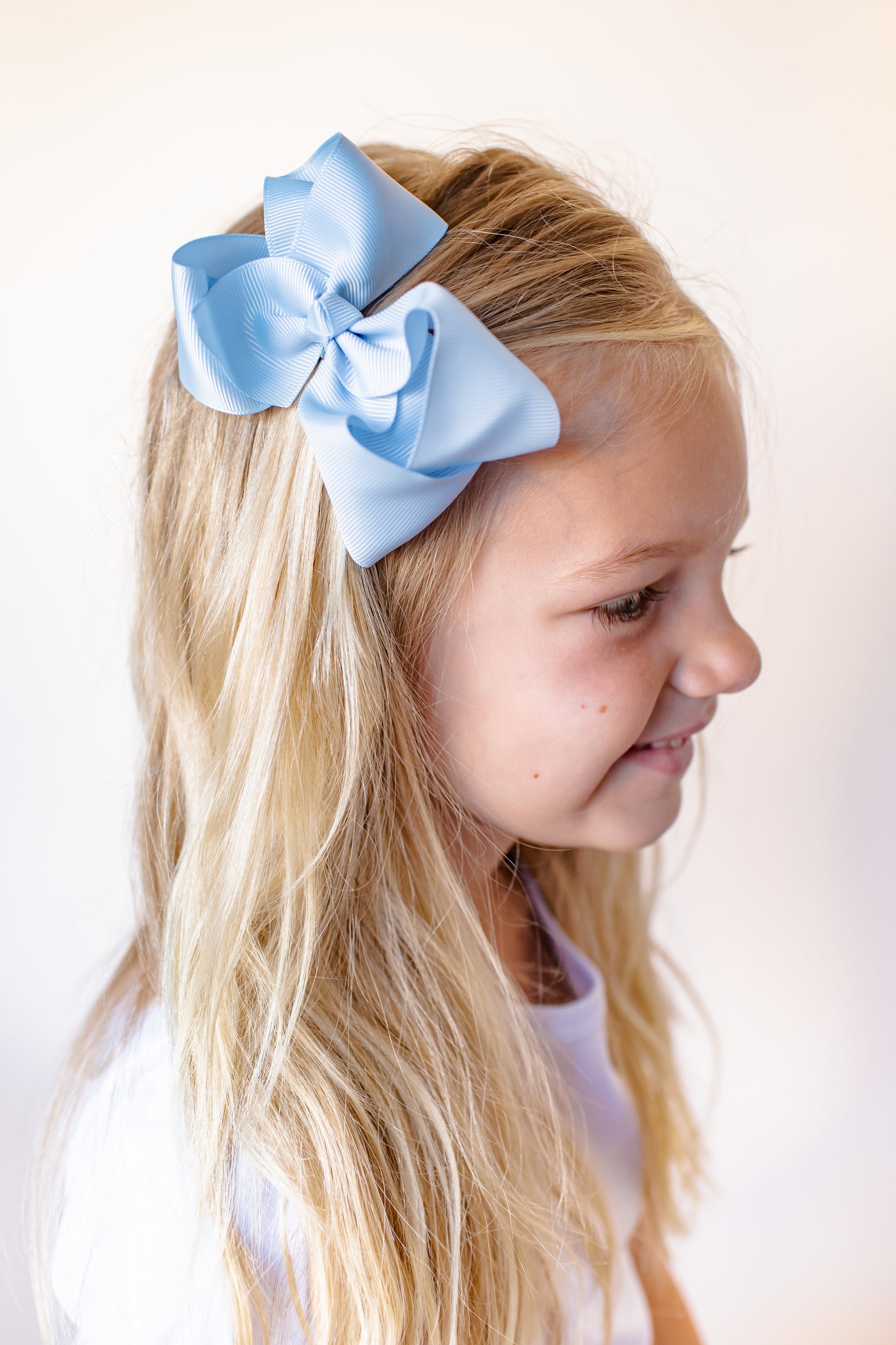 Solid Hair Bows - Light Blue / 4’’ - ARB Blanks