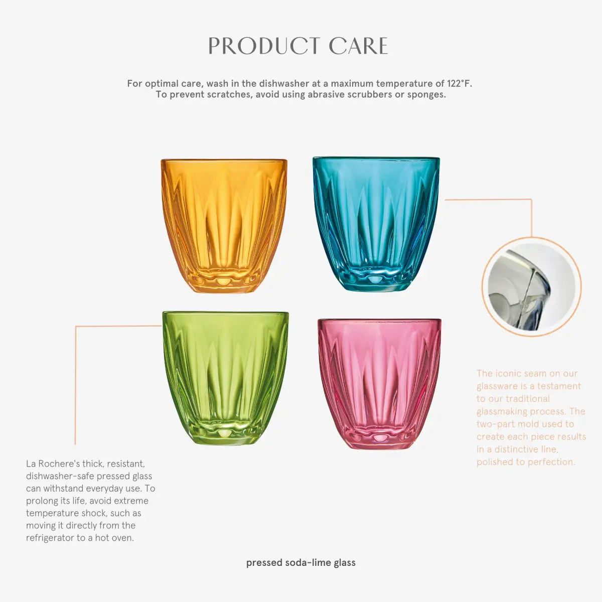 Lily Tumbler Set-6 - La Rochere NA