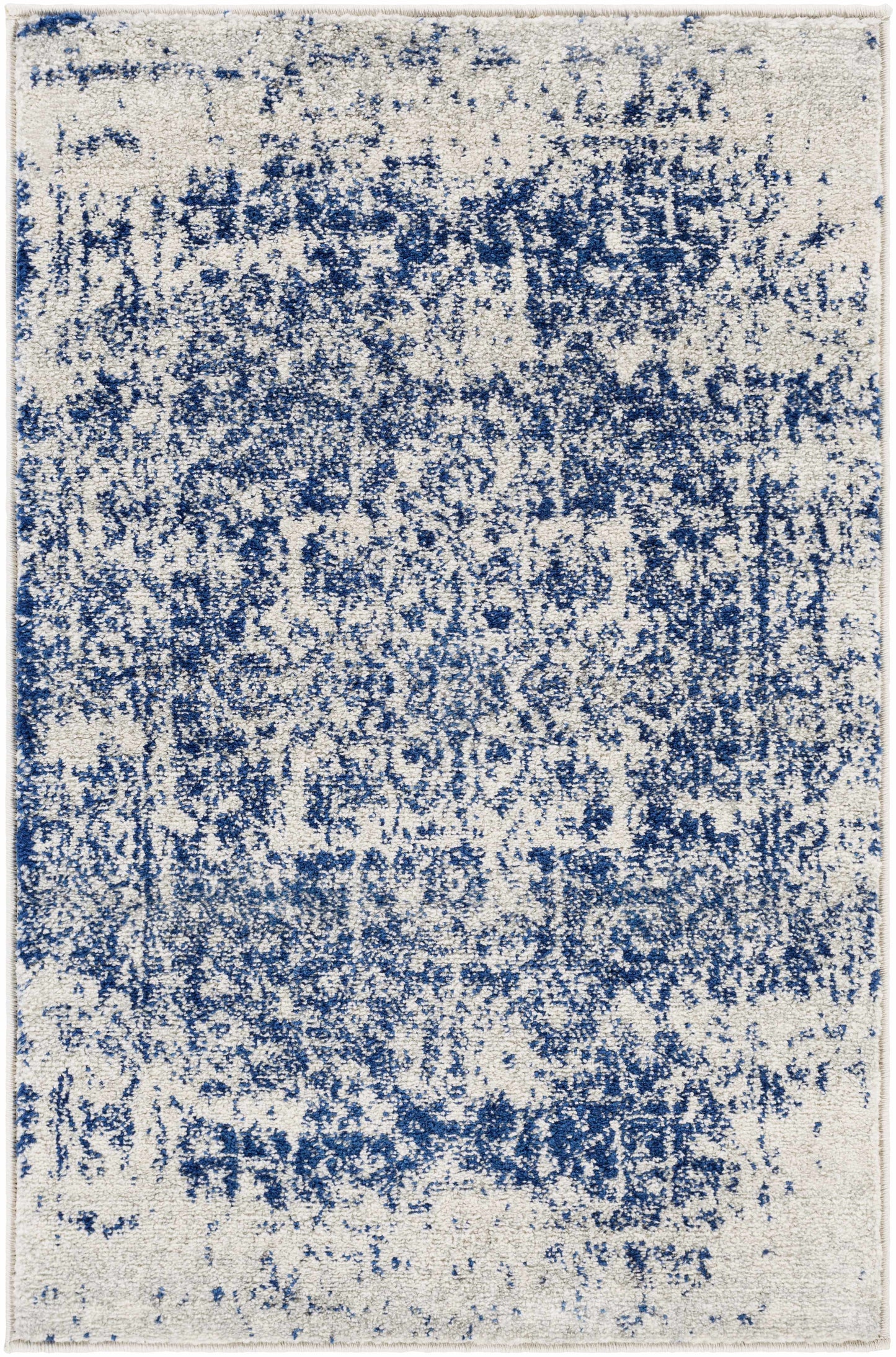 Tapis bleu marine Rachel