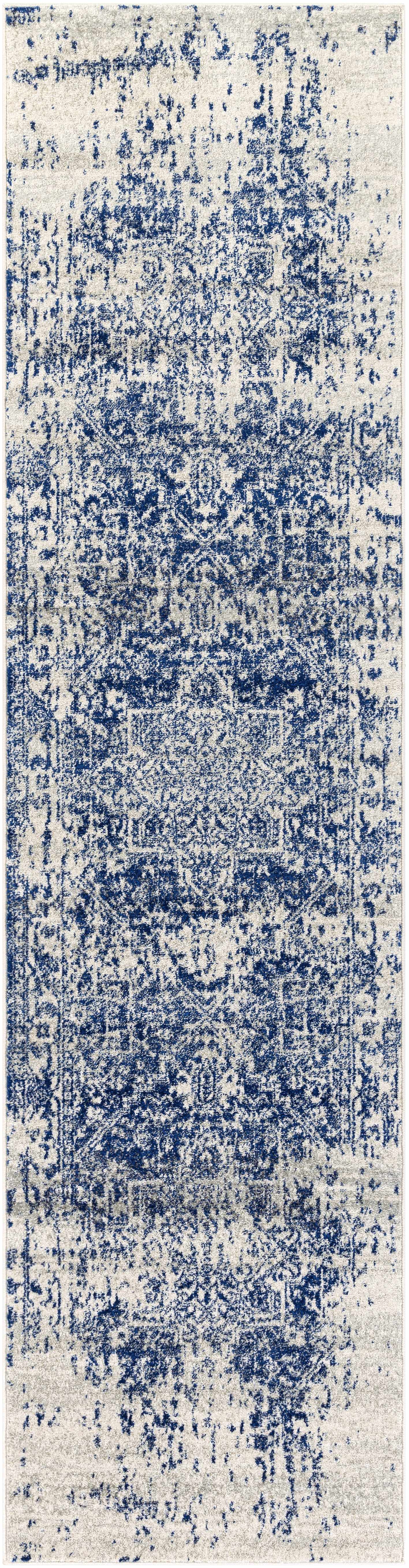 Tapis bleu marine Rachel