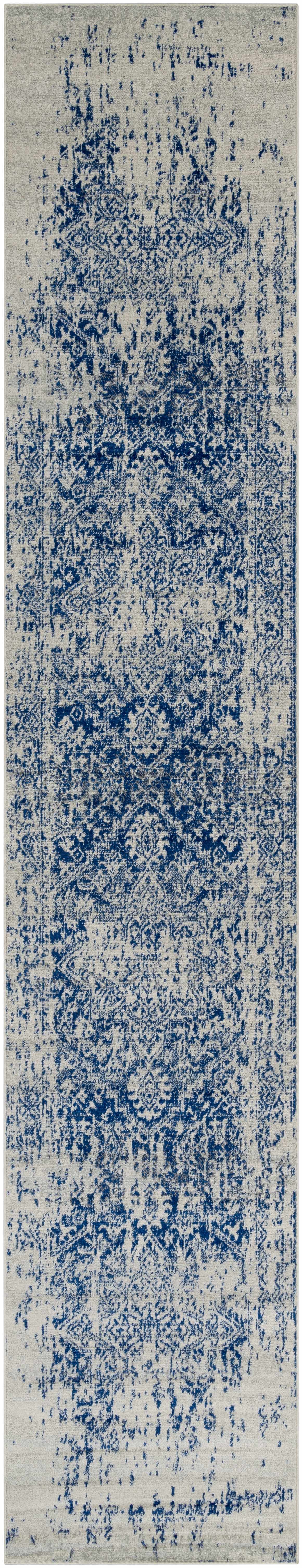 Tapis bleu marine Rachel