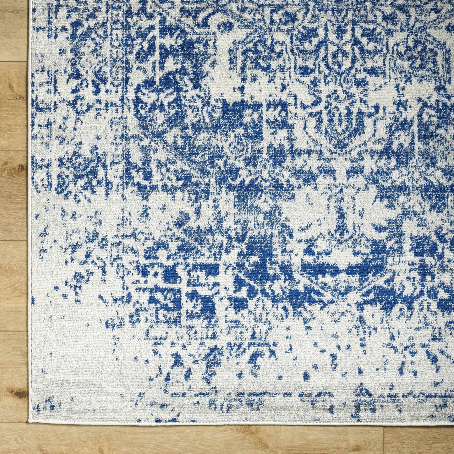 Tapis bleu marine Rachel