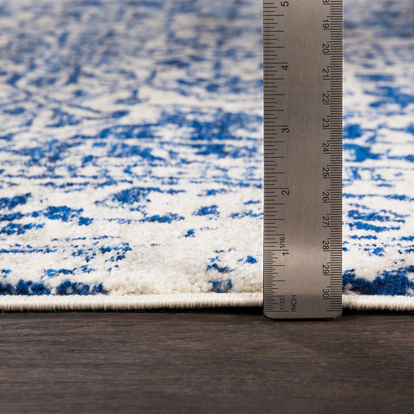 Tapis bleu marine Rachel