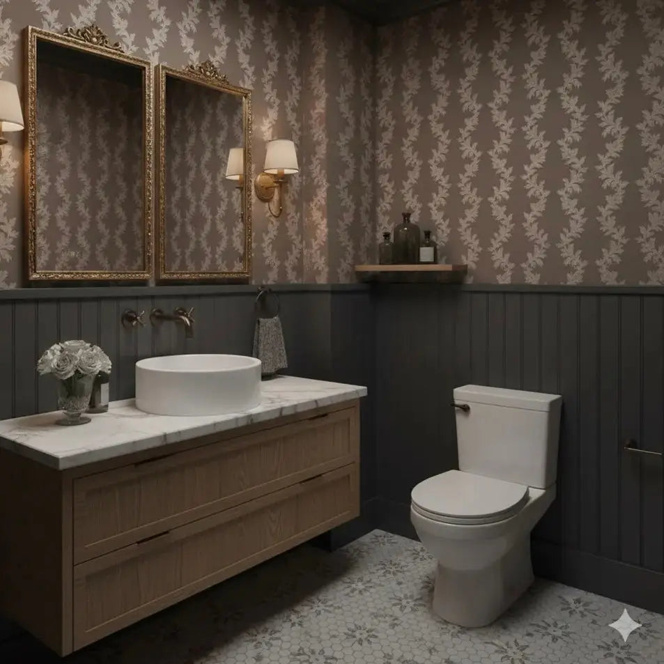 Linden Wallpaper - Modern Traditional - by The Fibery - Loomwell Home Goods