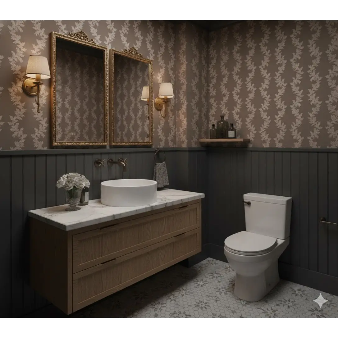Linden Wallpaper - Modern Traditional - by The Fibery - Loomwell Home Goods