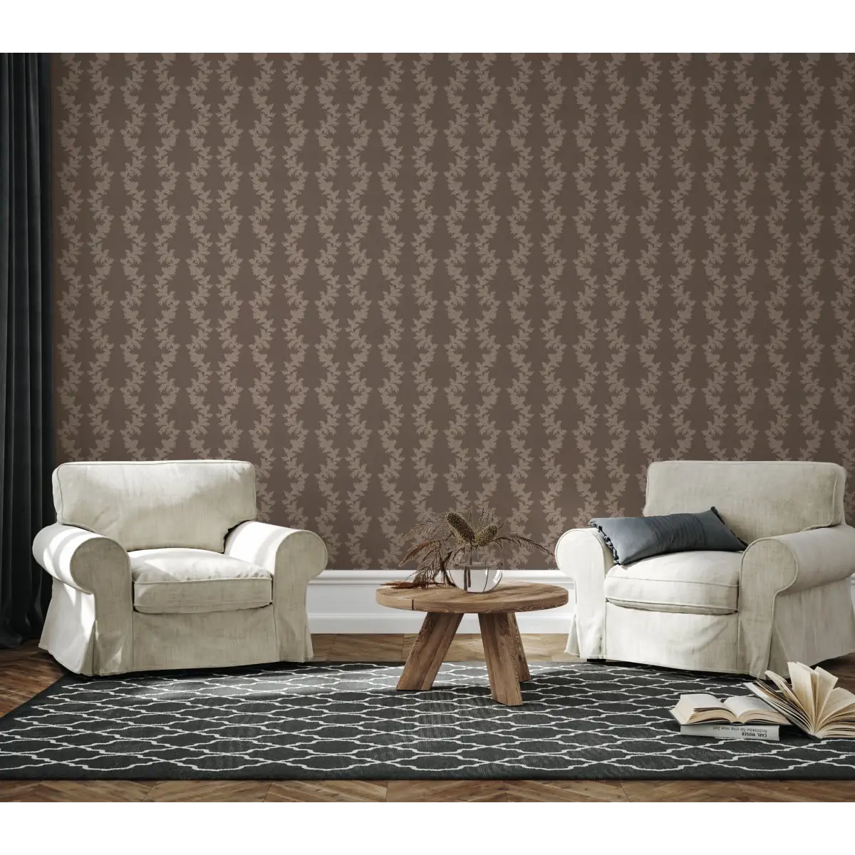 Linden Wallpaper - Modern Traditional - by The Fibery - Loomwell Home Goods