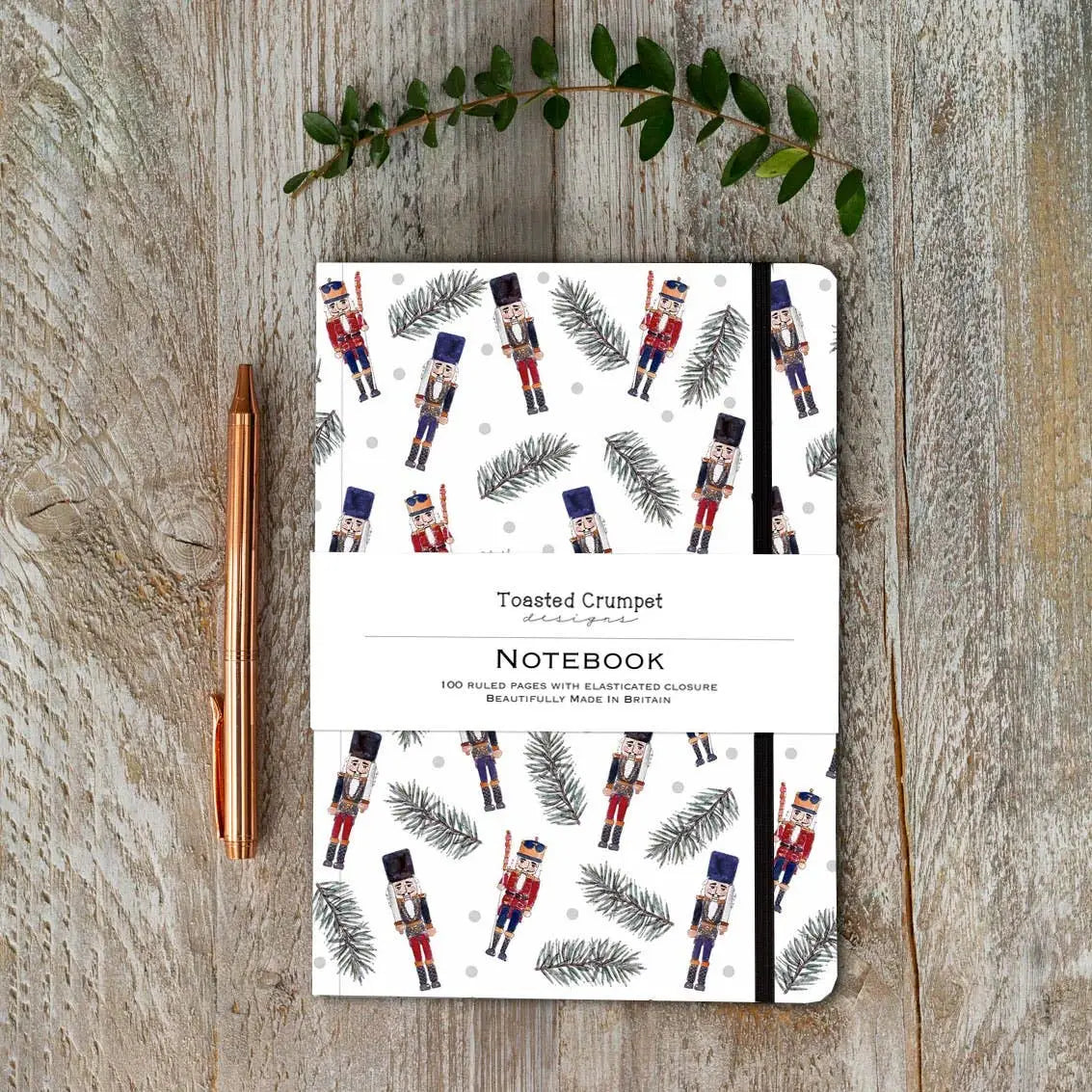 Lined Notebook - Nutcracker - Toasted Crumpet (US Duties Paid)