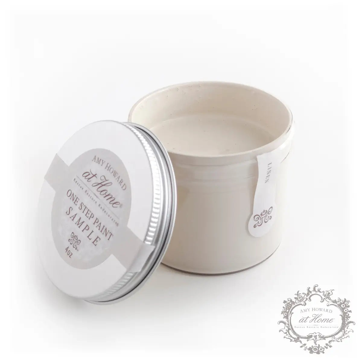 Linen White - One Step Paint - 4oz Sample - Amy Howard At Home