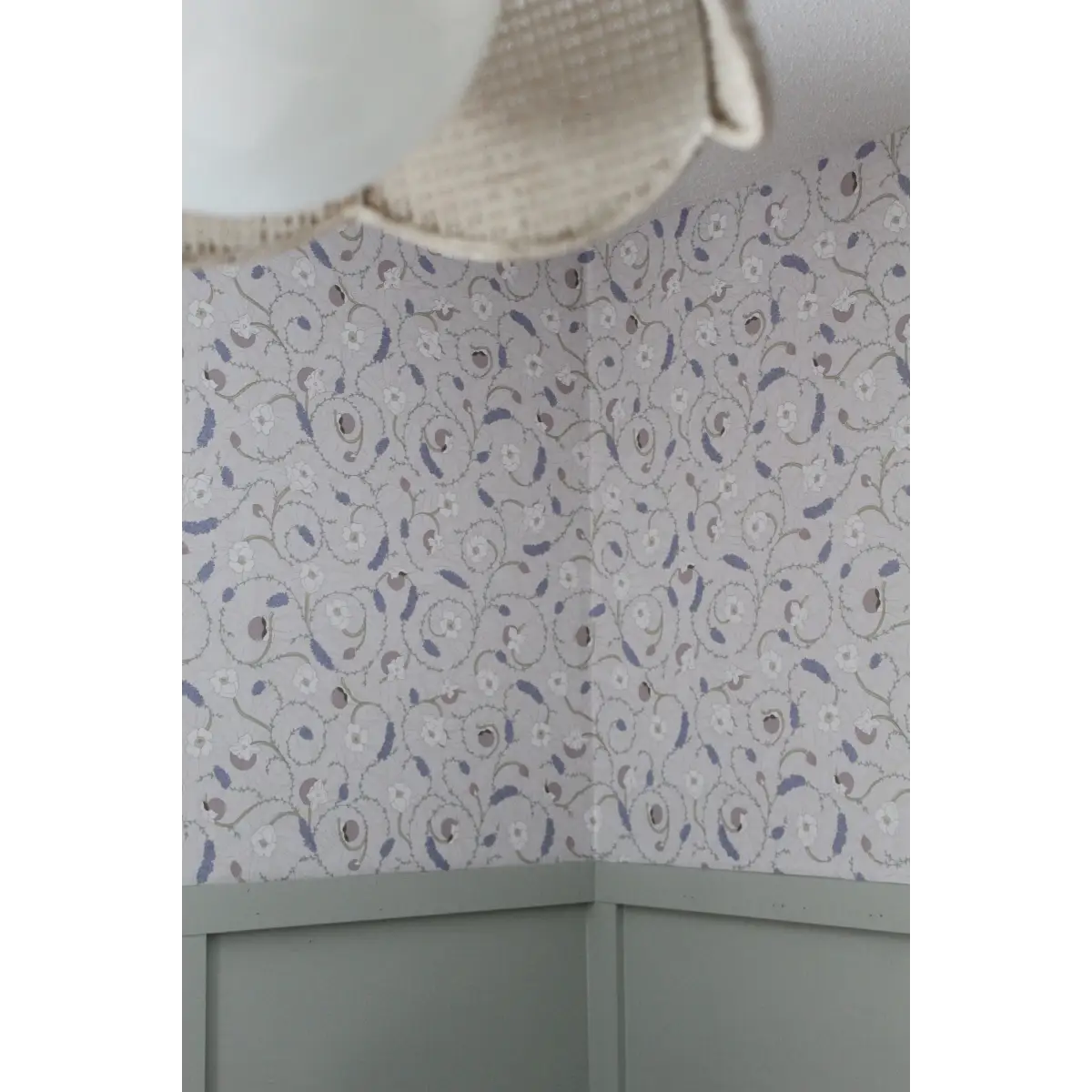 Linnea Wallpaper - Swirling Flowers - by Grateful Artsy Soul - Loomwell Home Goods