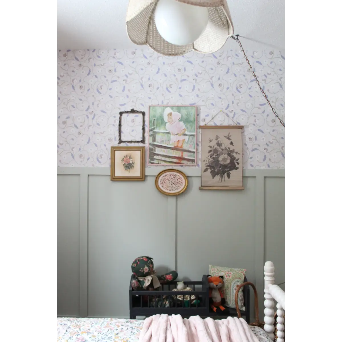 Linnea Wallpaper - Swirling Flowers - by Grateful Artsy Soul - Loomwell Home Goods