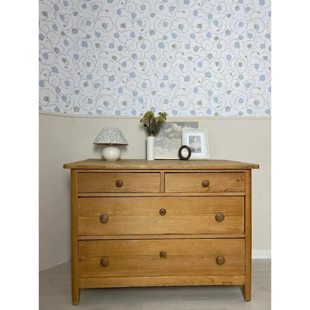 Linnea Wallpaper - Swirling Flowers - by Grateful Artsy Soul - Loomwell Home Goods