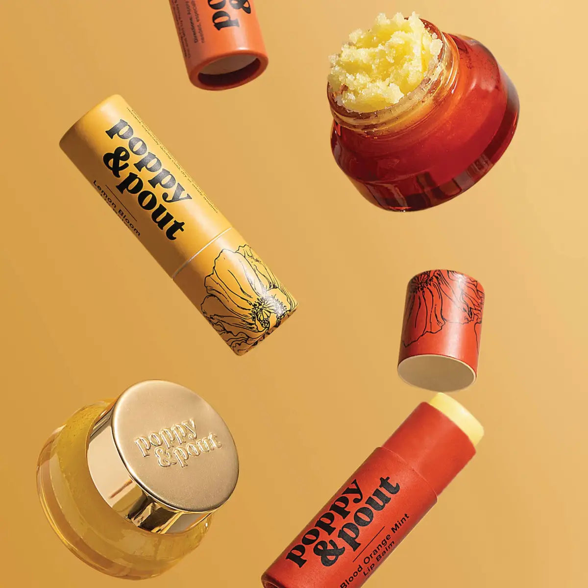 Lip Balm - Blood Orange Mint - Poppy & Pout