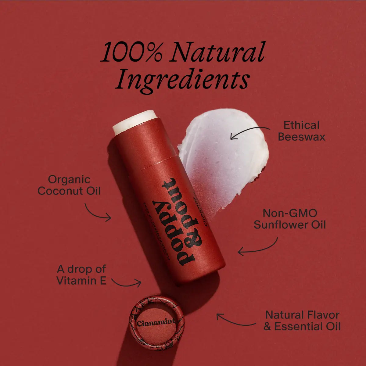 Lip Balm - Cinnamint - Poppy & Pout
