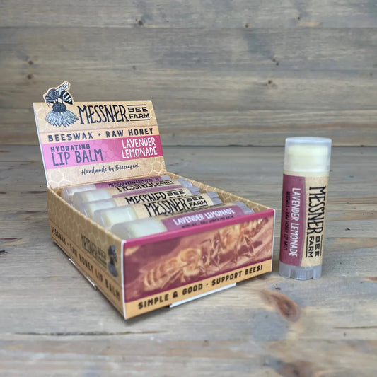 Lip Balm - Lavender Lemonade - Handmade with Beeswax - Messner Bee Farm