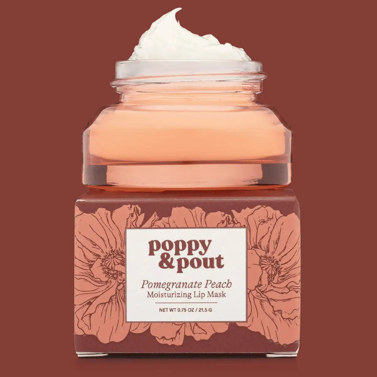 Lip Mask - Pomegranate Peach - Poppy & Pout