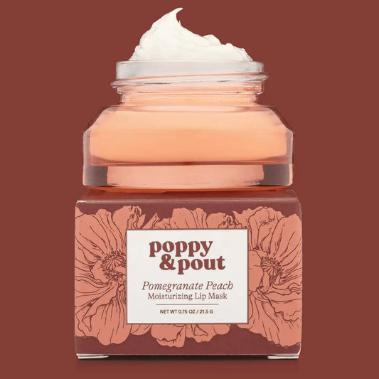 Lip Mask - Pomegranate Peach - Poppy & Pout