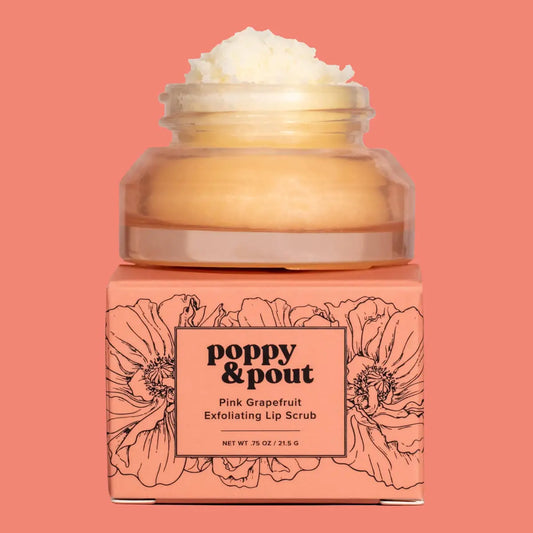 Lip Scrub - Pink Grapefruit - Poppy & Pout